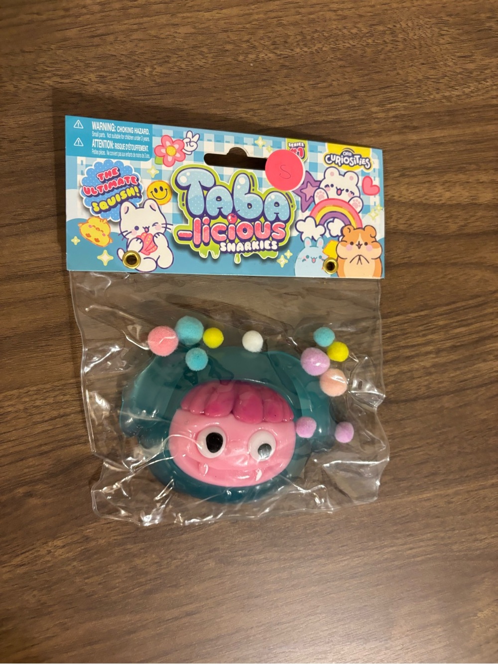 Pink & Teal Squishy Kids Toy by